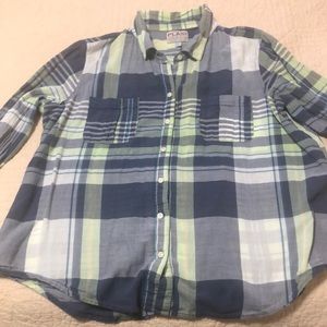 Old Navy Plaid Button Up